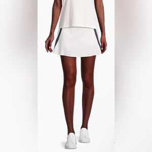 Addison Bay White Skort with Blue Trim